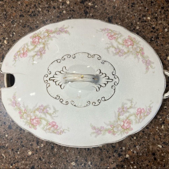 Vintage Antique Onondaga Pottery Company Syracuse China Tureen with Lid - Picture 4 of 6